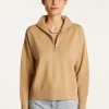 Montagut Pulls-Pull camionneur en laine melangée - Felicity 13-Beige moyen