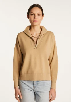Montagut Pulls-Pull camionneur en laine melangée - Felicity 13-Beige moyen