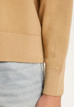Montagut Pulls-Pull camionneur en laine melangée - Felicity 13-Beige moyen