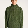 Montagut Pulls-Pull camionneur unisexe en mohair - Tenessy 83-Kaki