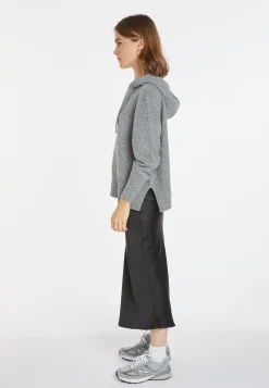 Montagut Pulls-Pull capuche laine et cachemire - Cassia 09-Gris moyen