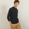 Montagut Pulls-Pull col polo en cachemire - Emerson 10-Gris foncé