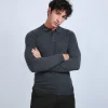Montagut Pulls-Pull col polo en cachemire - Emerson 10-Gris foncé