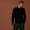 Montagut Pulls-Pull col rond Cachemire - Evain 01-Noir