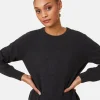 Montagut Les Incontournables-Pull col rond en cachemire - Abeline 10-Gris foncé