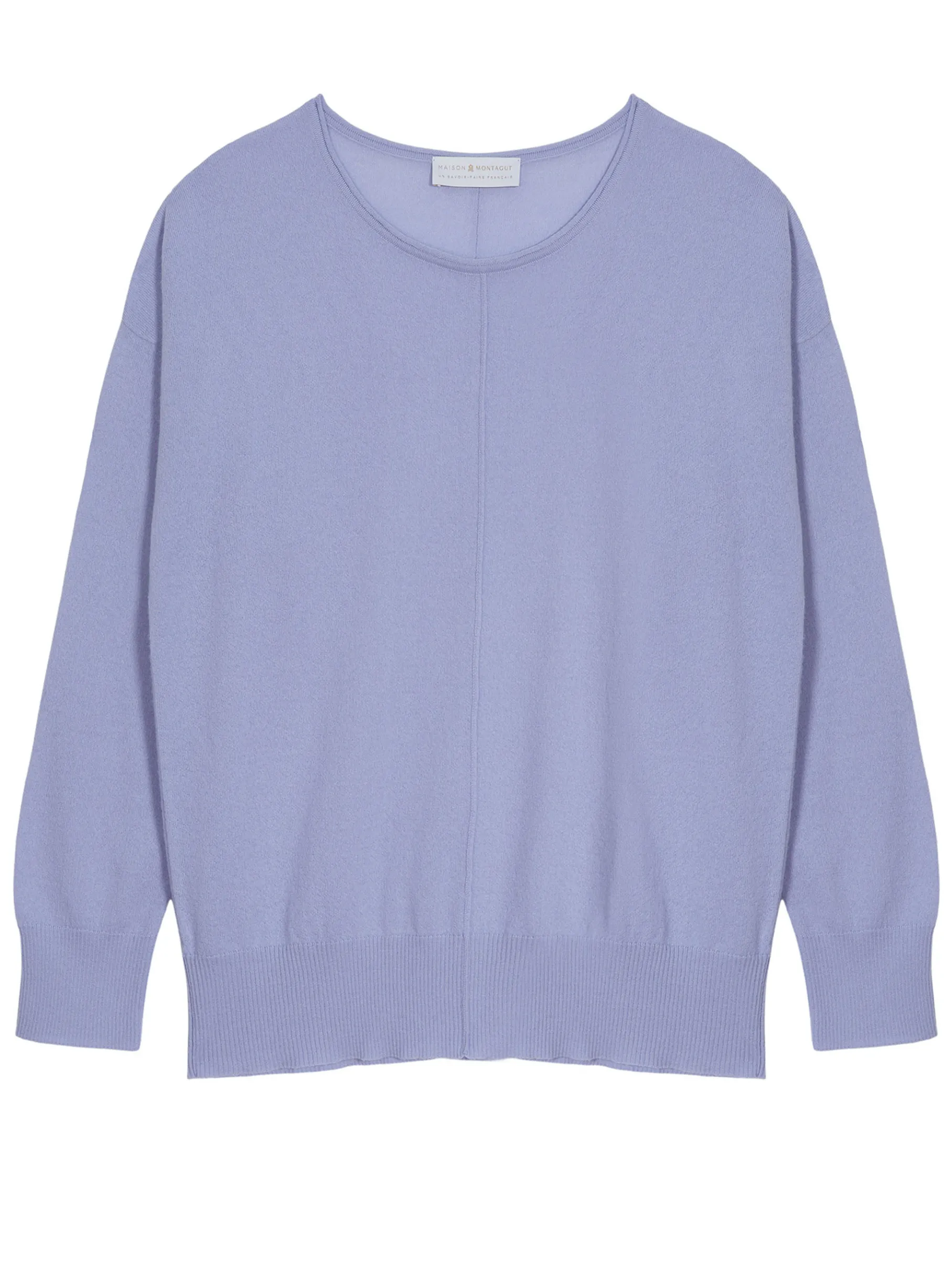 Montagut Pulls-Pull col rond en cachemire light - Soraya 04-Bleu clair