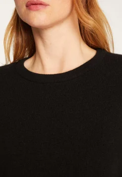 Montagut Les Incontournables-Pull col rond en cachemire - Abeline 01-Noir