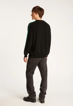 Montagut Pulls-Pull col rond en cachemire - Tauled 01-Noir