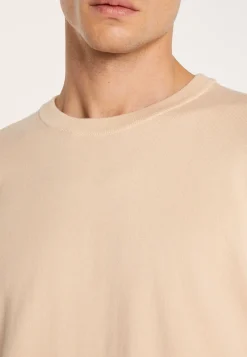 Montagut Pulls-Pull col rond en coton - Balboa 12-Beige clair