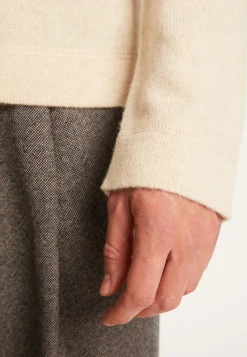 Montagut Pulls-Pull col rond en laine et cachemire - Tylan 82-Ecru