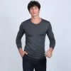 Montagut Pulls-Pull col rond en laine mérinos - Eddie 10-Gris foncé