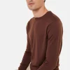 Montagut Pulls-Pull col rond en laine mérinos - Eddie 47Marron foncé