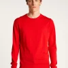 Montagut Pulls-Pull col rond en laine mérinos - Eddie 52-Rouge