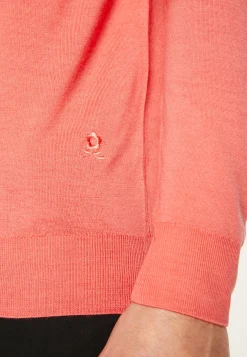 Montagut Pulls-Pull col rond en laine mérinos - Eddie 24-Rose clair