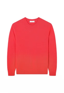 Montagut Pulls-Pull col rond en laine mérinos - Thomas 52-Rouge