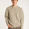 Montagut Pulls-Pull col rond en mohair - Tex 82-Ecru