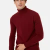 Montagut Pulls-Pull col roulé en cachemire - Eduardo 51-Bordeaux