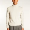 Montagut Pulls-Pull col roulé en cachemire - Eduardo 11-Gris clair