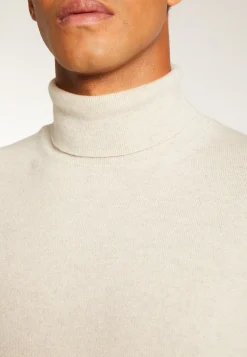 Montagut Pulls-Pull col roulé en cachemire - Eduardo 11-Gris clair