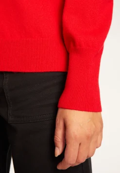 Montagut Les Incontournables-Pull col roulé en cachemire - Anabelle 52-Rouge