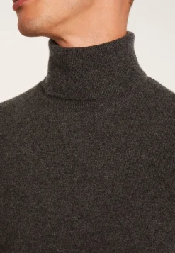 Montagut Pulls-Pull col roulé en cachemire - Bruno 10-Gris foncé