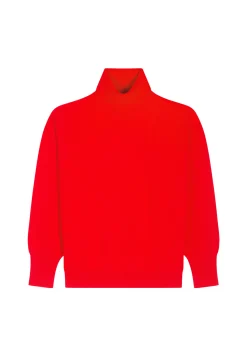 Montagut Les Incontournables-Pull col roulé en cachemire - Anabelle 52-Rouge