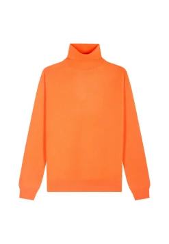 Montagut Pulls-Pull col roulé en cachemire - Eduardo 15-Orange
