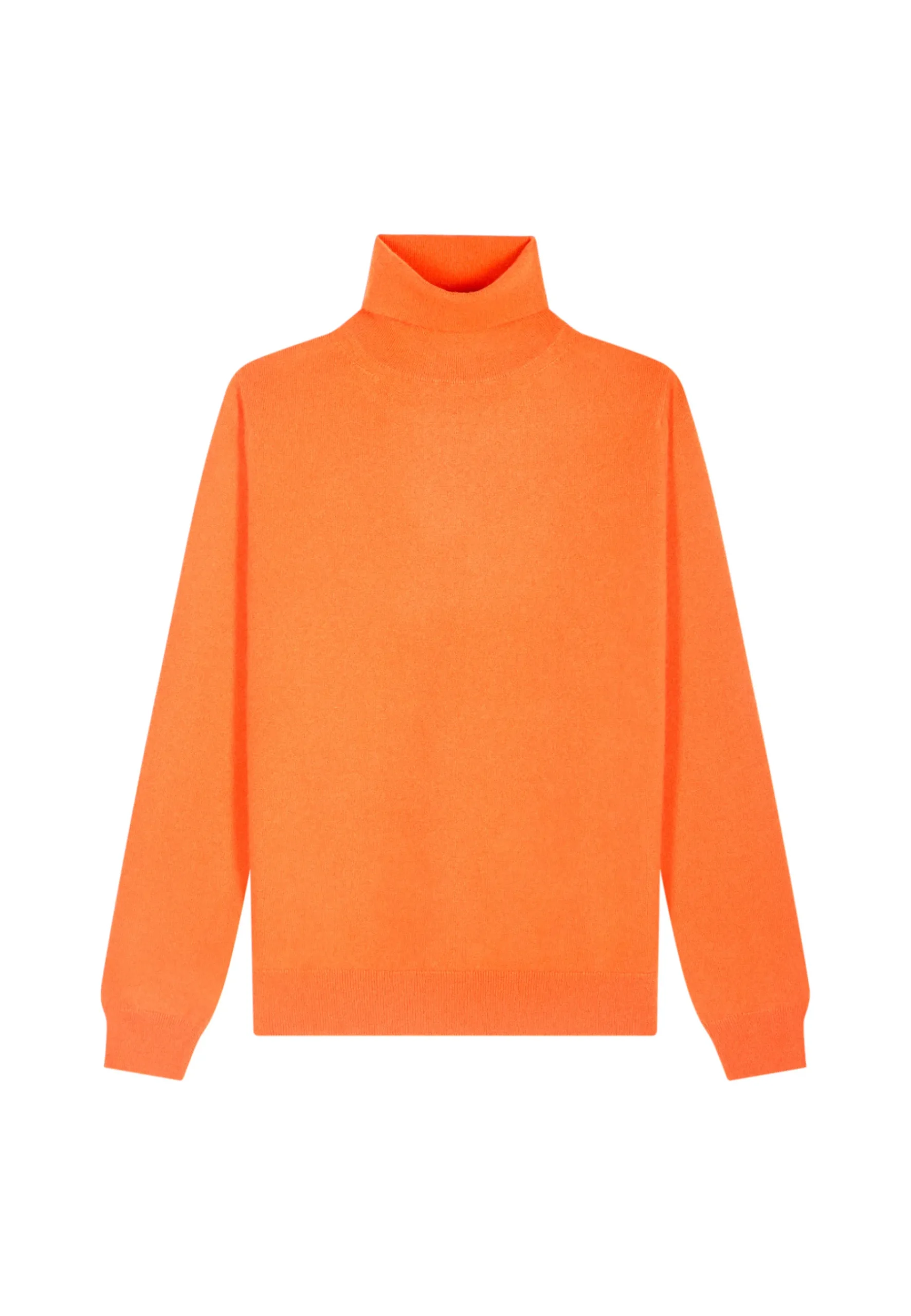 Montagut Pulls-Pull col roulé en cachemire - Eduardo 15-Orange