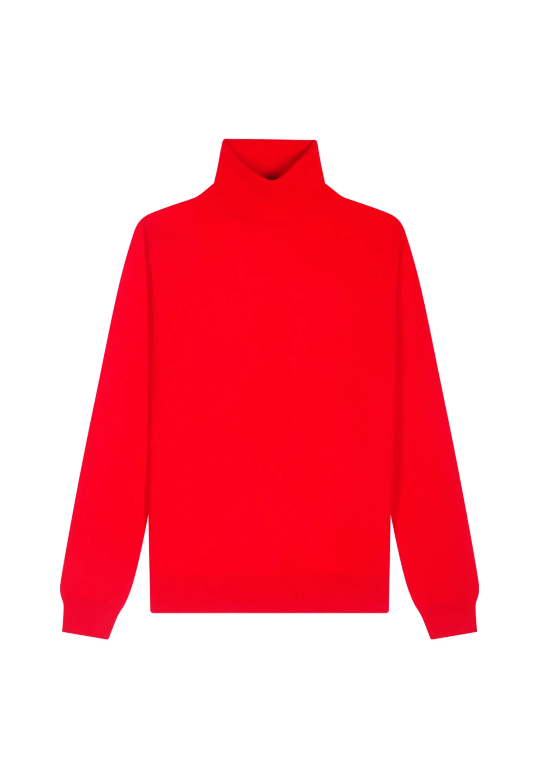 Montagut Pulls-Pull col roulé en cachemire - Eduardo 52-Rouge