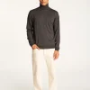 Montagut Pulls-Pull col roulé en laine mérinos - Enzo 10-Gris foncé