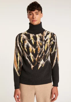 Montagut Pulls-Pull col roulé Maison x Bleu de Chauffe - Pahia 86-Multicolore