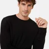 Montagut Pulls-Pull col roulotté laine mérinos - Rythme 01-Noir