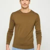 Montagut Pulls-Pull col roulotté laine mérinos - Rythme 83-Kaki