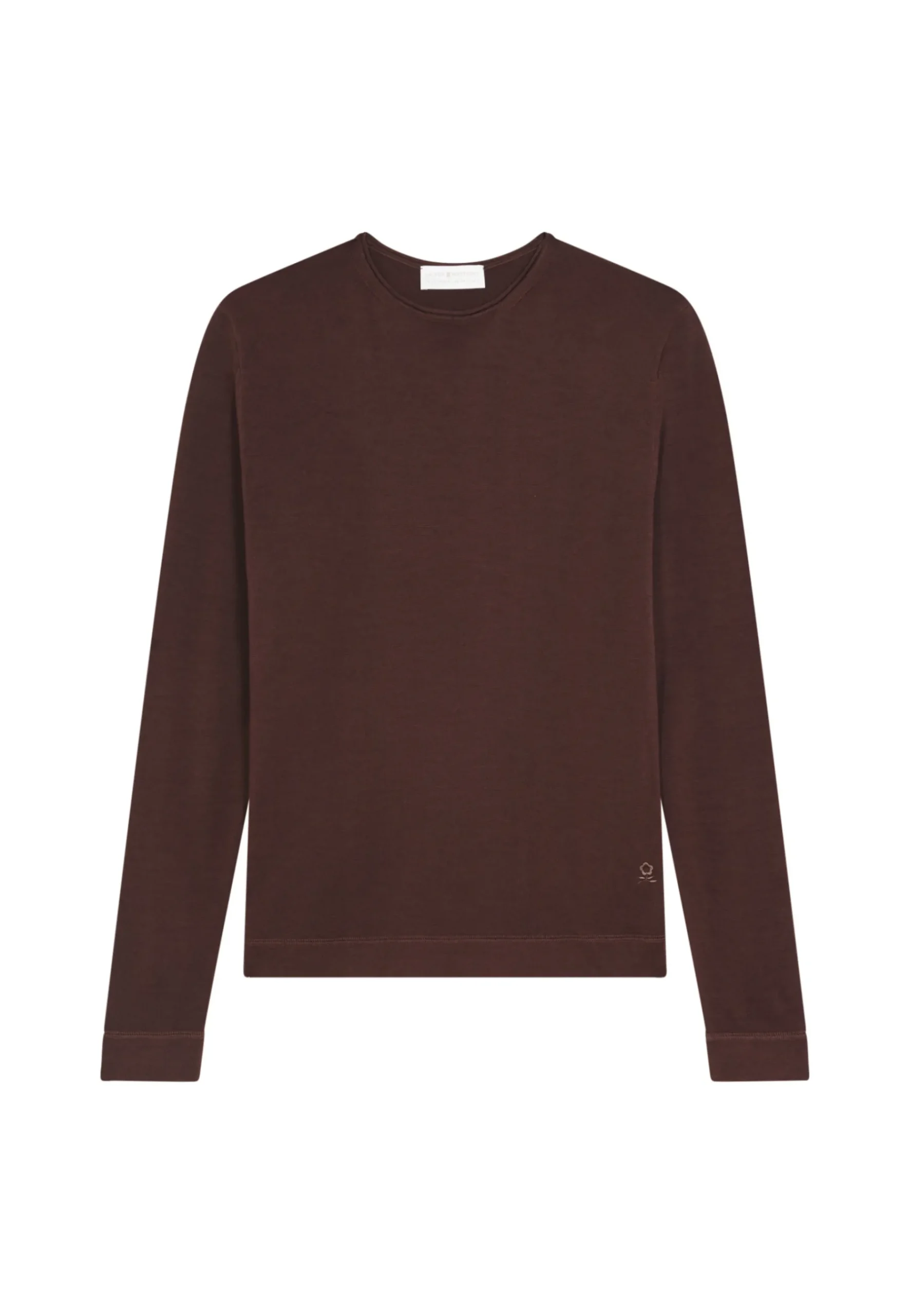 Montagut Pulls-Pull col roulotté laine mérinos - Rythme 47Marron foncé