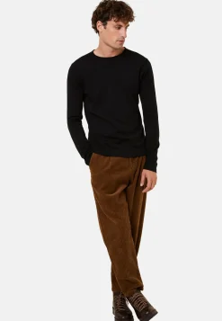 Montagut Pulls-Pull col roulotté laine mérinos - Rythme 01-Noir