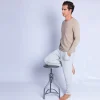 Montagut Pulls-Pull col tunisien en cachemire - Olivier 13-Beige moyen