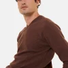 Montagut Pulls-Pull col V en cachemire - Evann 47Marron foncé