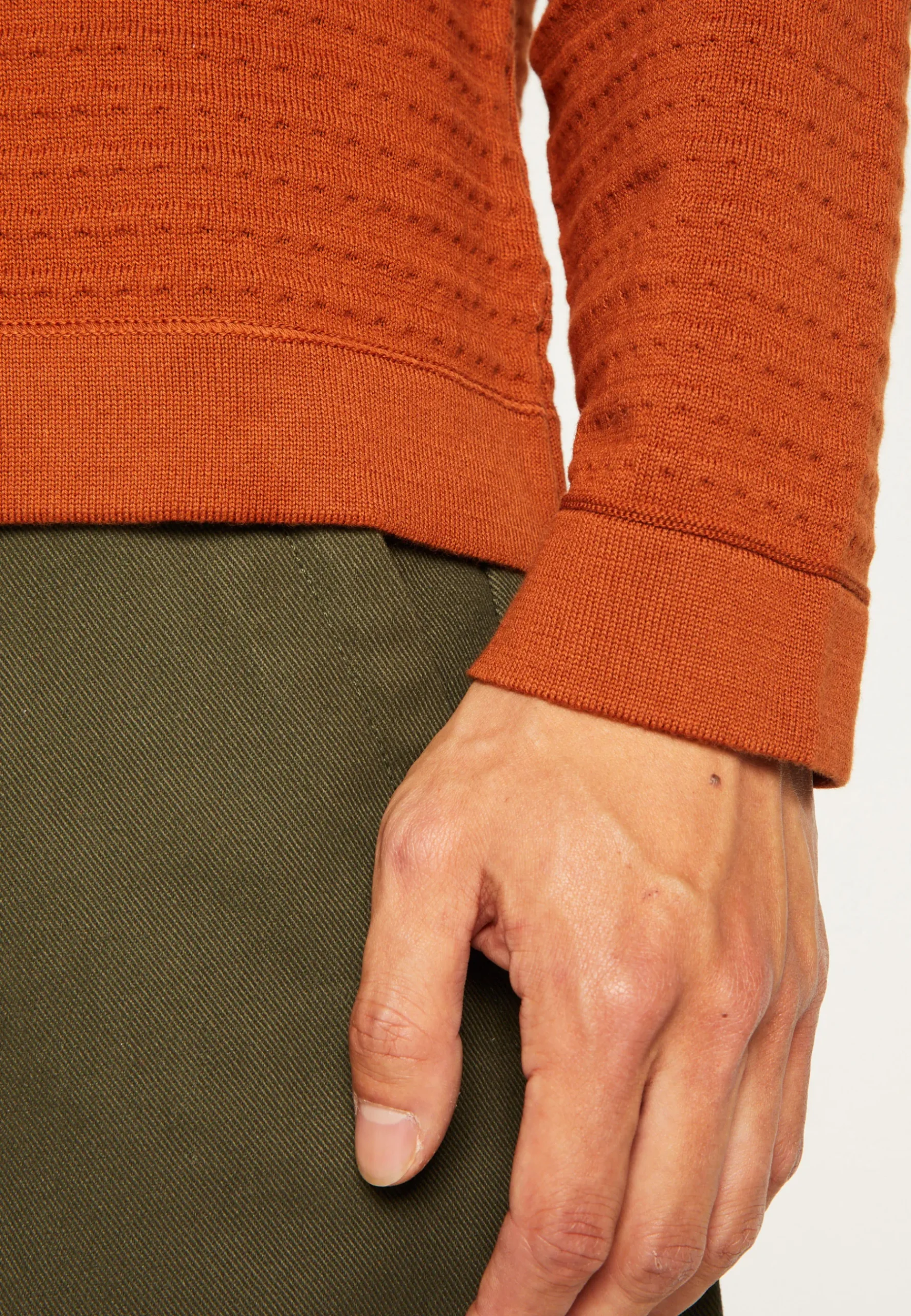 Montagut Pulls-Pull coton manches raglan - Dwight 07-Marron