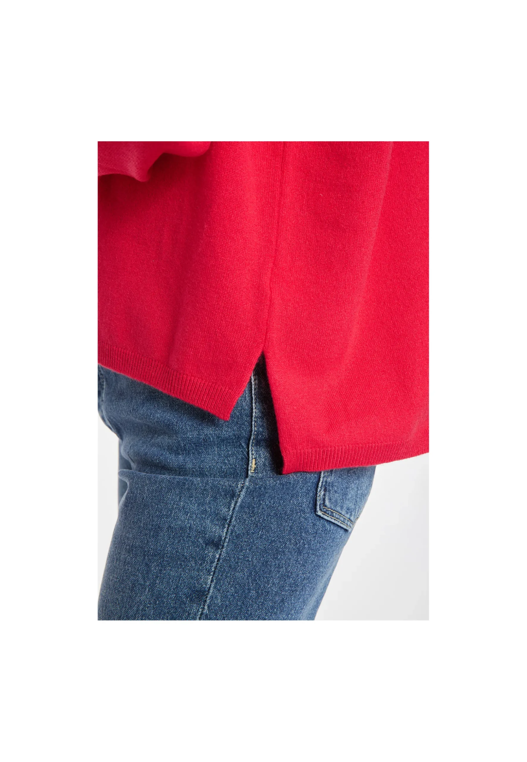 Montagut Les Incontournables-Pull court en cachemire - Alex 52-Rouge