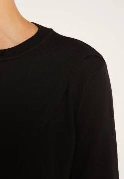 Montagut Pulls-Pull croisé en laine - Fredi 01-Noir