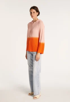 Montagut Pulls-Pull dégradé à capuche - Colombe 15-Orange