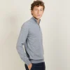 Montagut Pulls-Pull en cachemire col zippé - Emile 09-Gris moyen