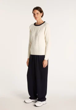 Montagut Pulls-Pull en coton - Alice 02-Blanc