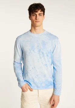 Montagut Pulls-Pull en coton - Mathias 62-Batik ciel