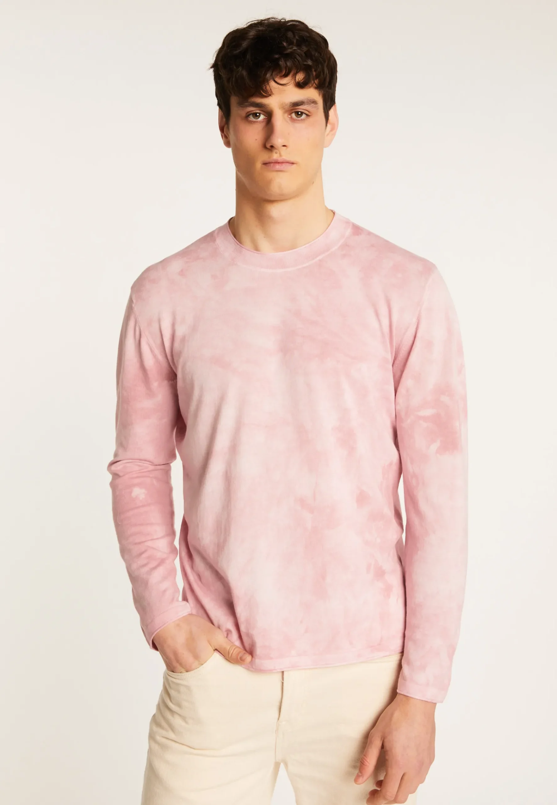 Montagut Pulls-Pull en coton - Mathias 61-Batik quartz