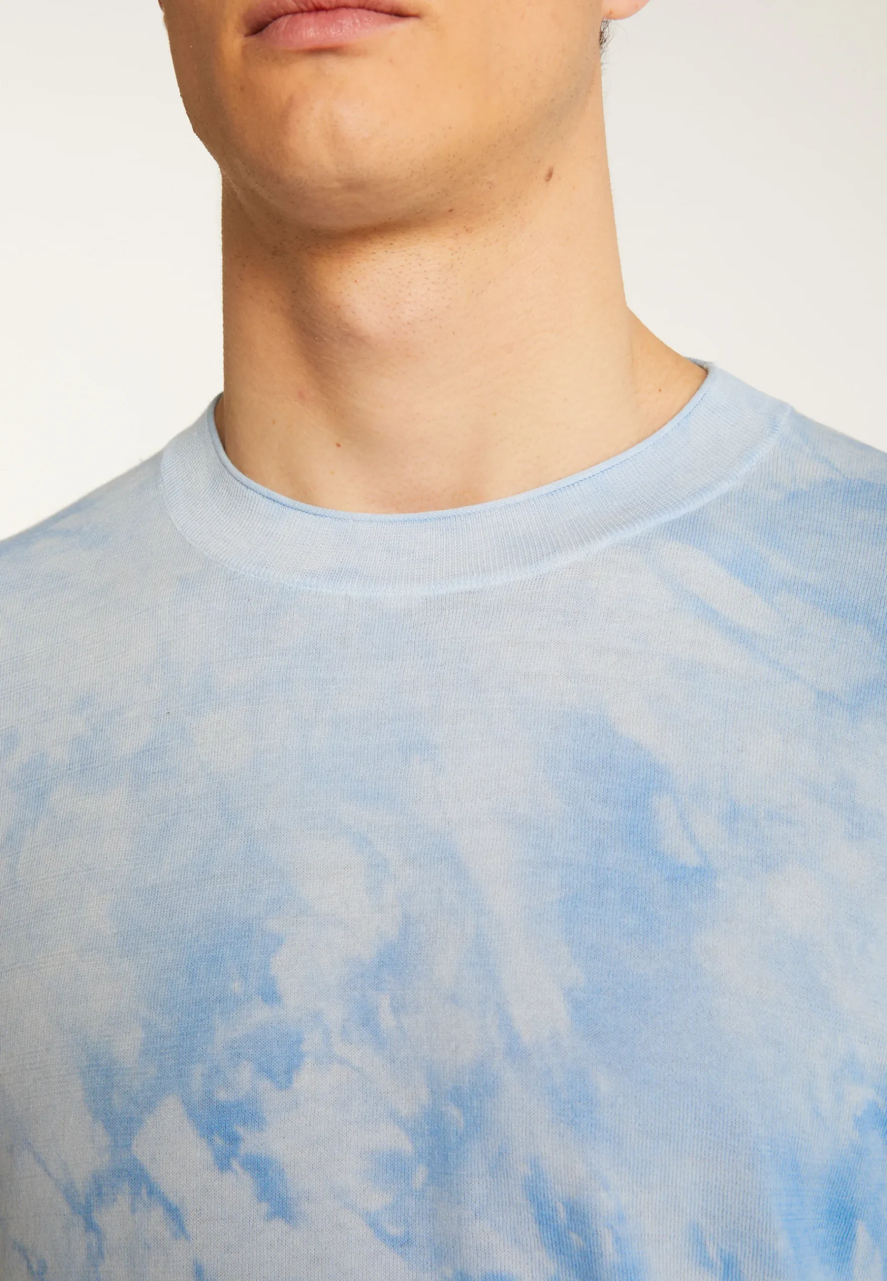 Montagut Pulls-Pull en coton - Mathias 62-Batik ciel
