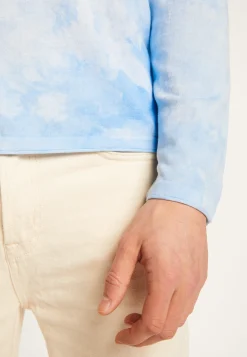 Montagut Pulls-Pull en coton - Mathias 62-Batik ciel