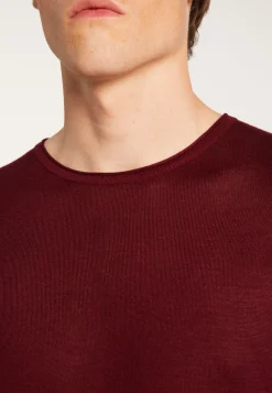 Montagut Pulls-Pull en fibre de bambou cachemire - Taffy 51-Bordeaux