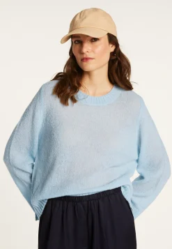 Montagut Pulls-Pull en laine - Fabiola 77-Bleu ciel