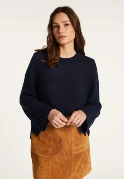 Montagut Pulls-Pull en laine - Fabiola 05-Bleu marine